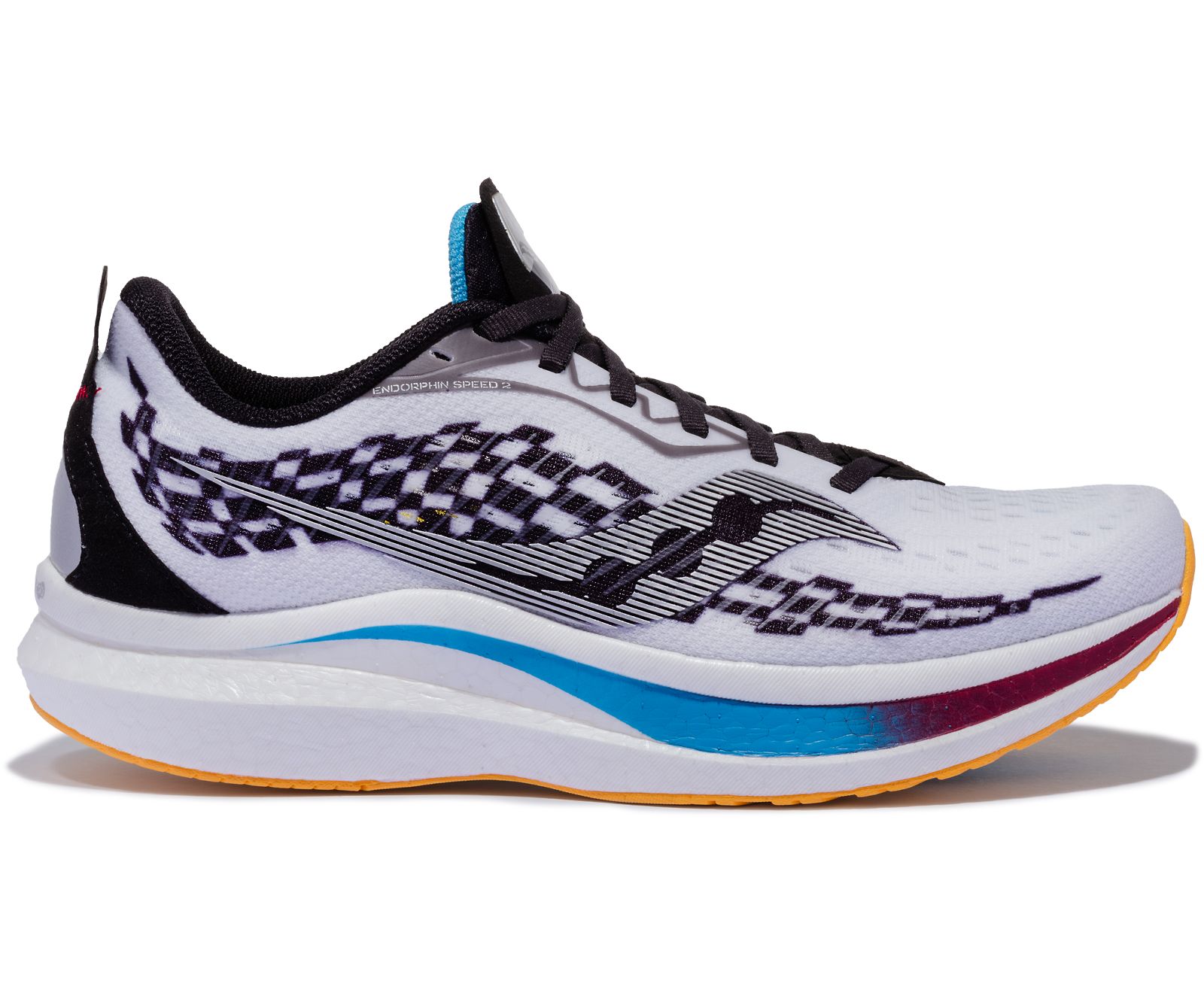 Saucony Endorphin Speed 2 Men\'s Running Shoes White / Black | AU 474YXFU